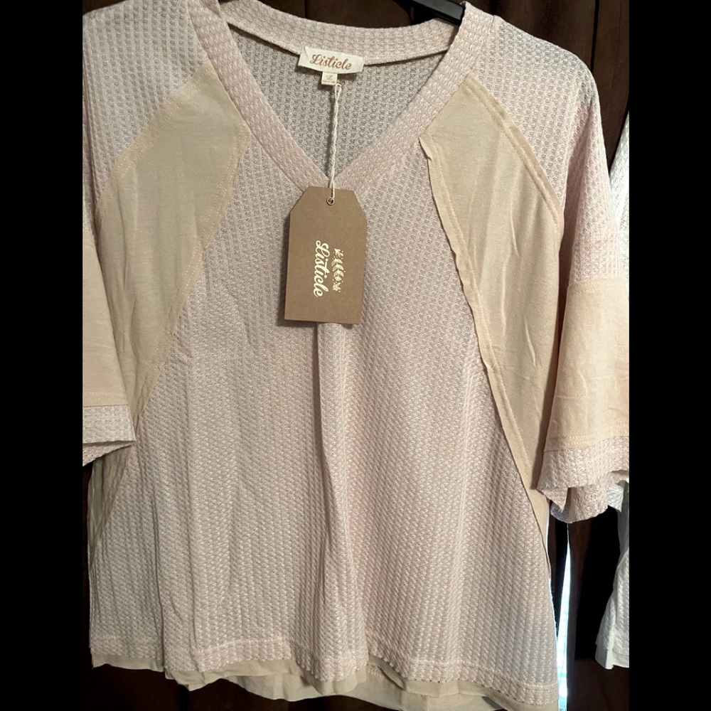 Listicle Thermal Knit Top (oversized)